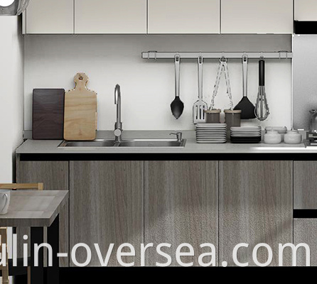 Wooden household Simple kitchen cabinet design